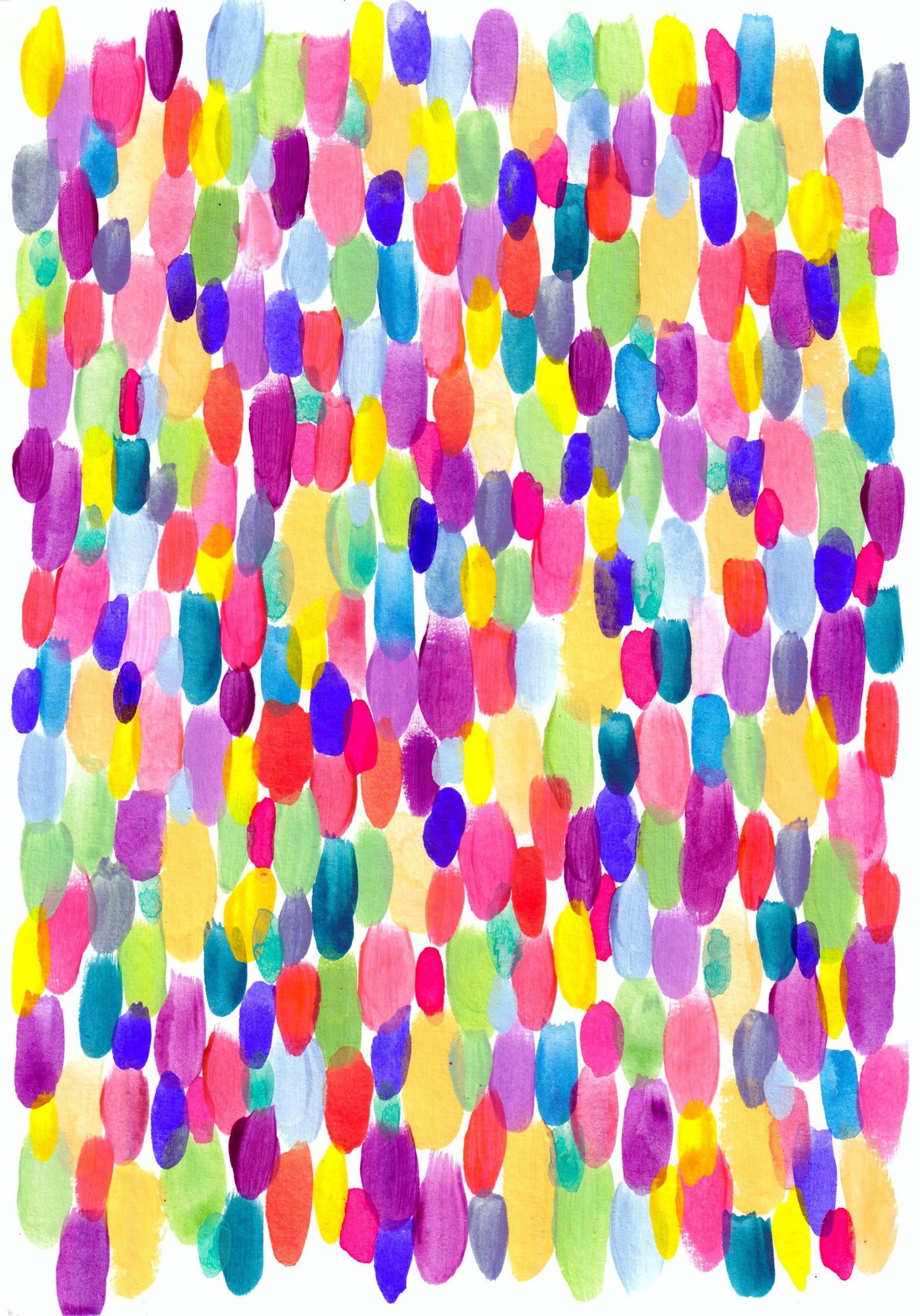 “100’s & 1000’s" Original Watercolour Artwork on Paper (A5: 14.8x21cm)