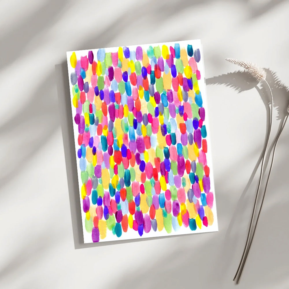“100’s & 1000’s" Original Watercolour Artwork on Paper (A5: 14.8x21cm)