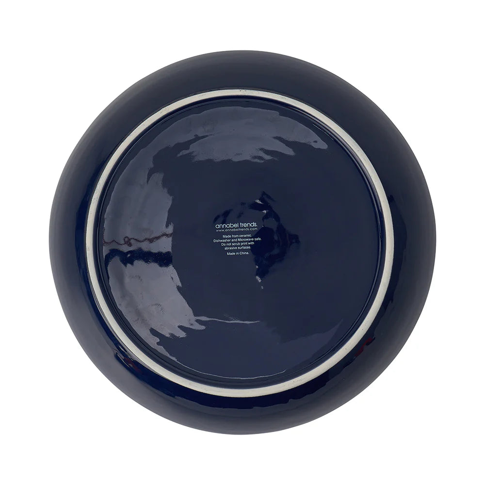 Annabel Trends X Lordy Dordie Ceramic Bowl - Navy Natives