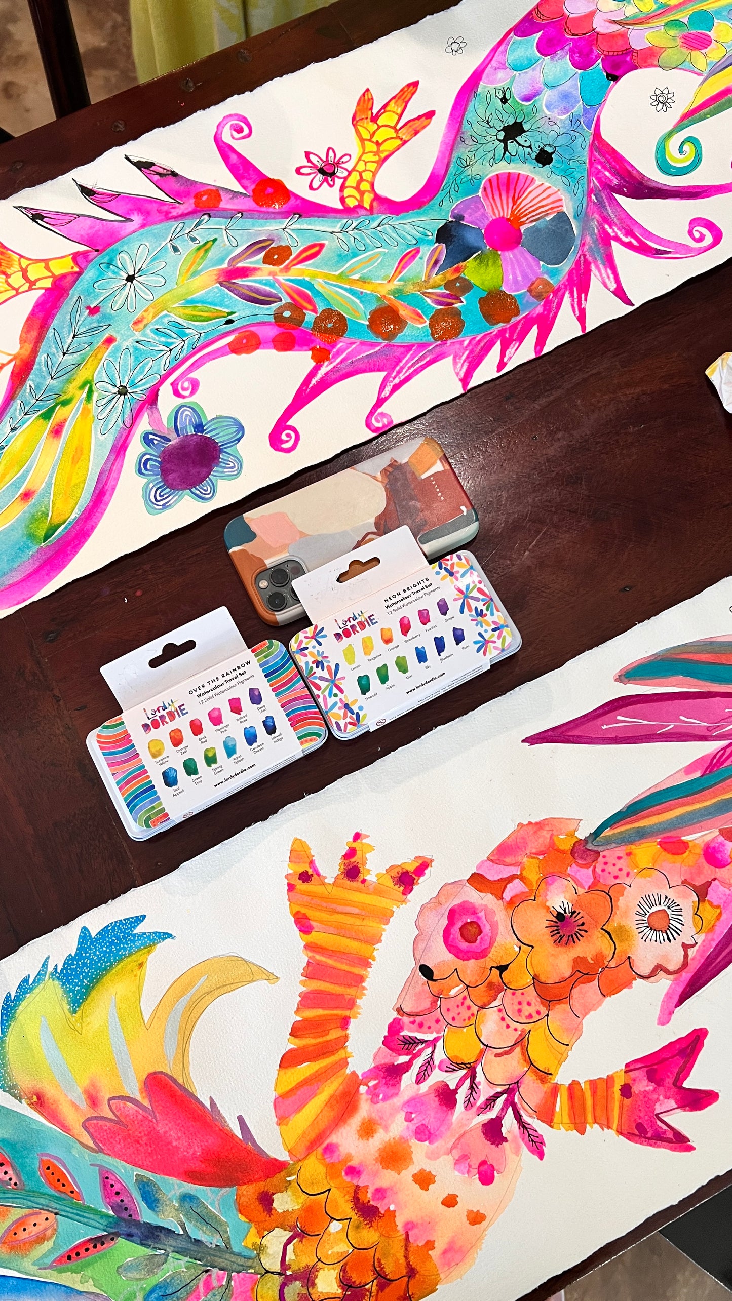 Watercolour Travel Palette Sets