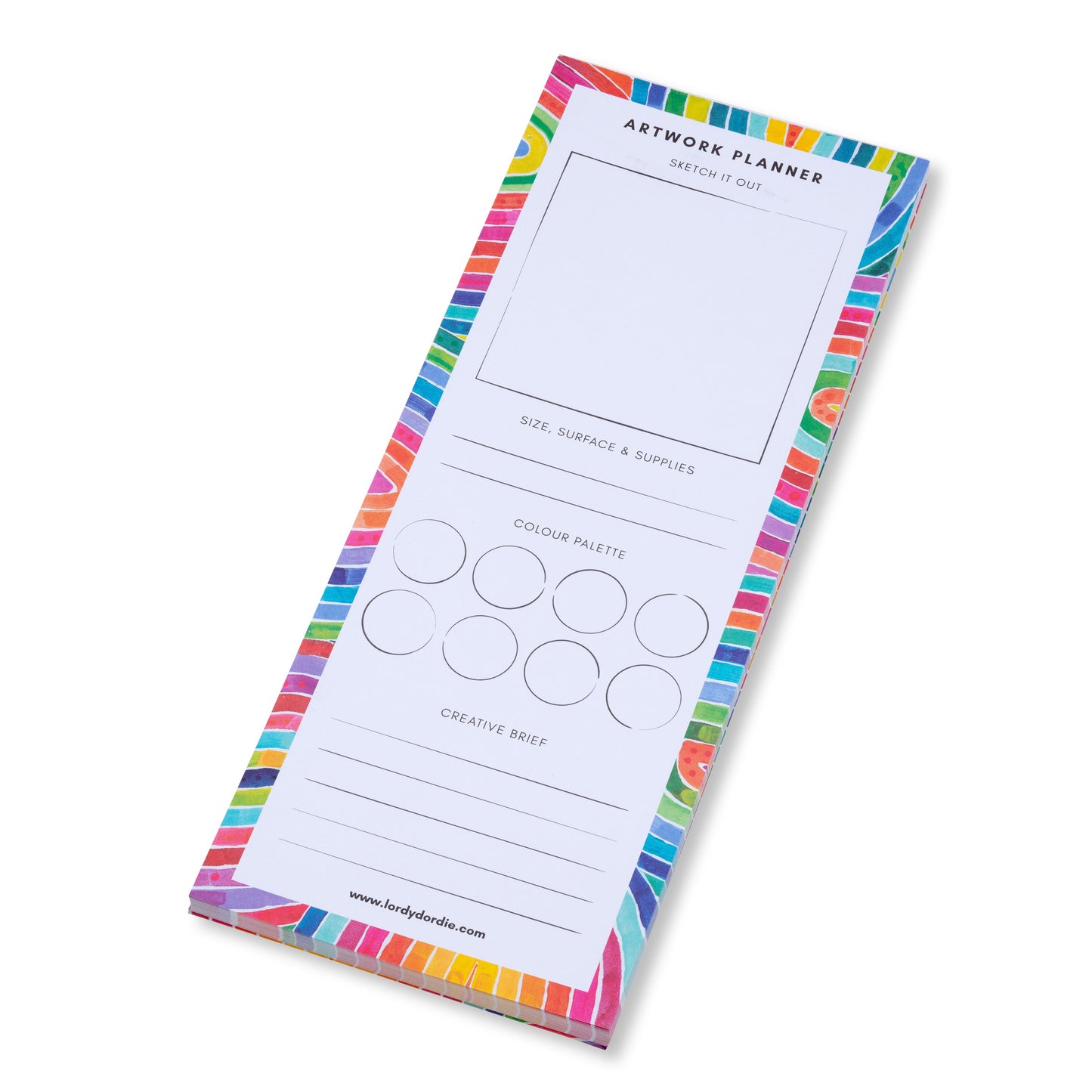 Artwork Planner Notepad