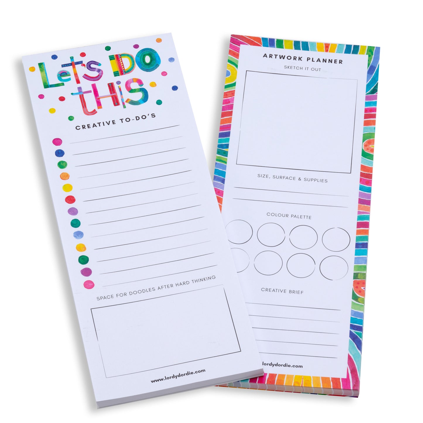 Creative To-Do's Notepad - "Let's Do This". | Artwork Planner Notepad