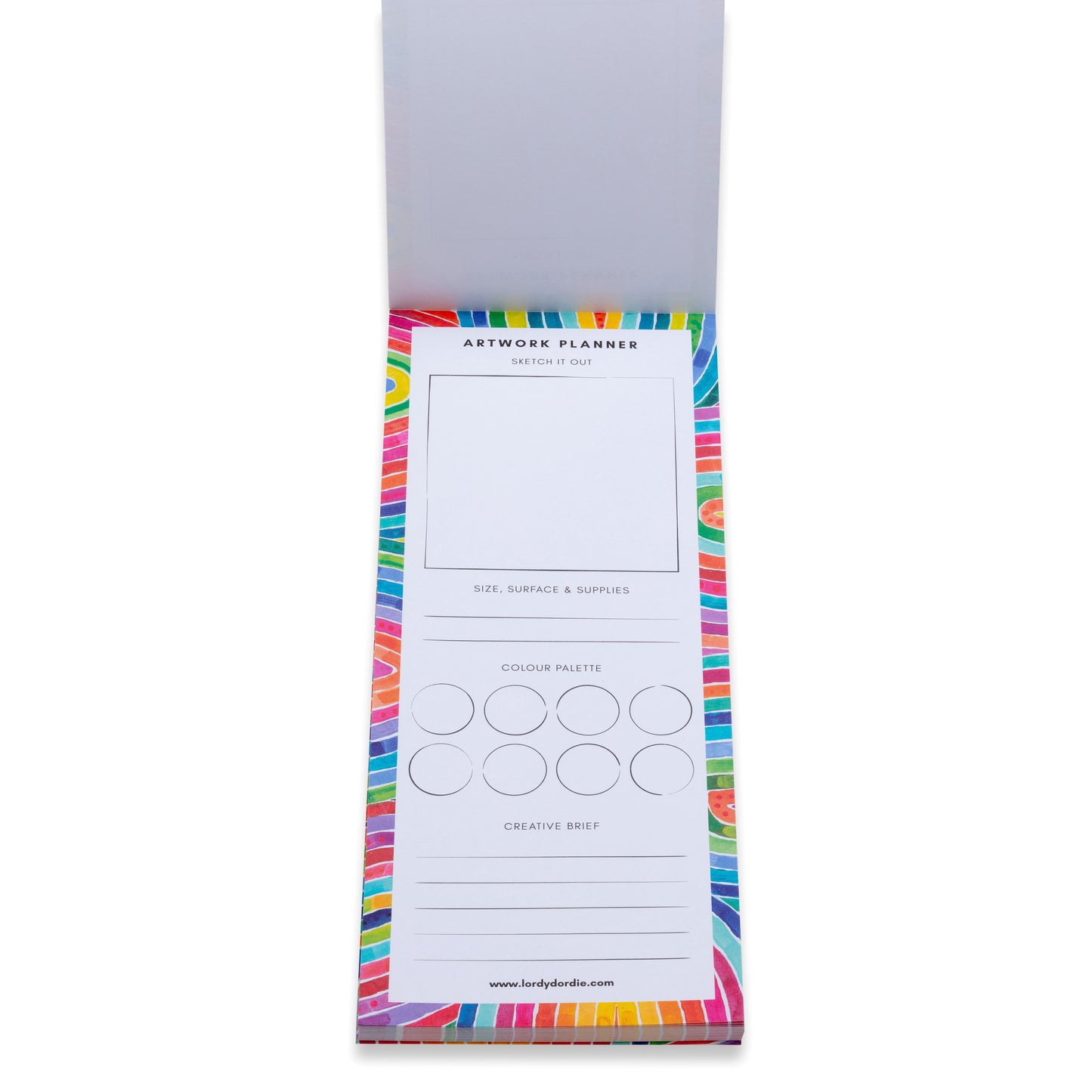 Artwork Planner Notepad