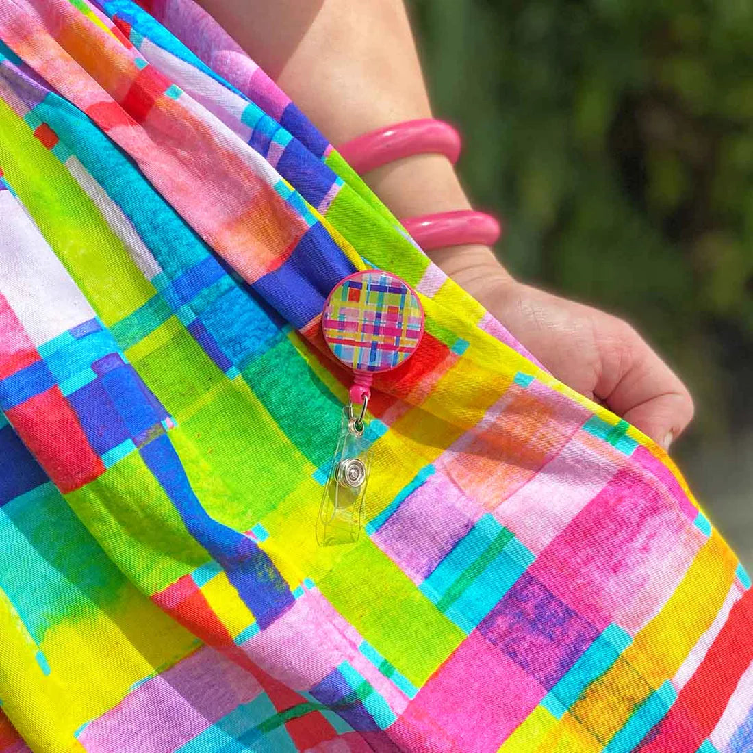 RO x Lordy Dordie Rainbow Gingham ID Zinger