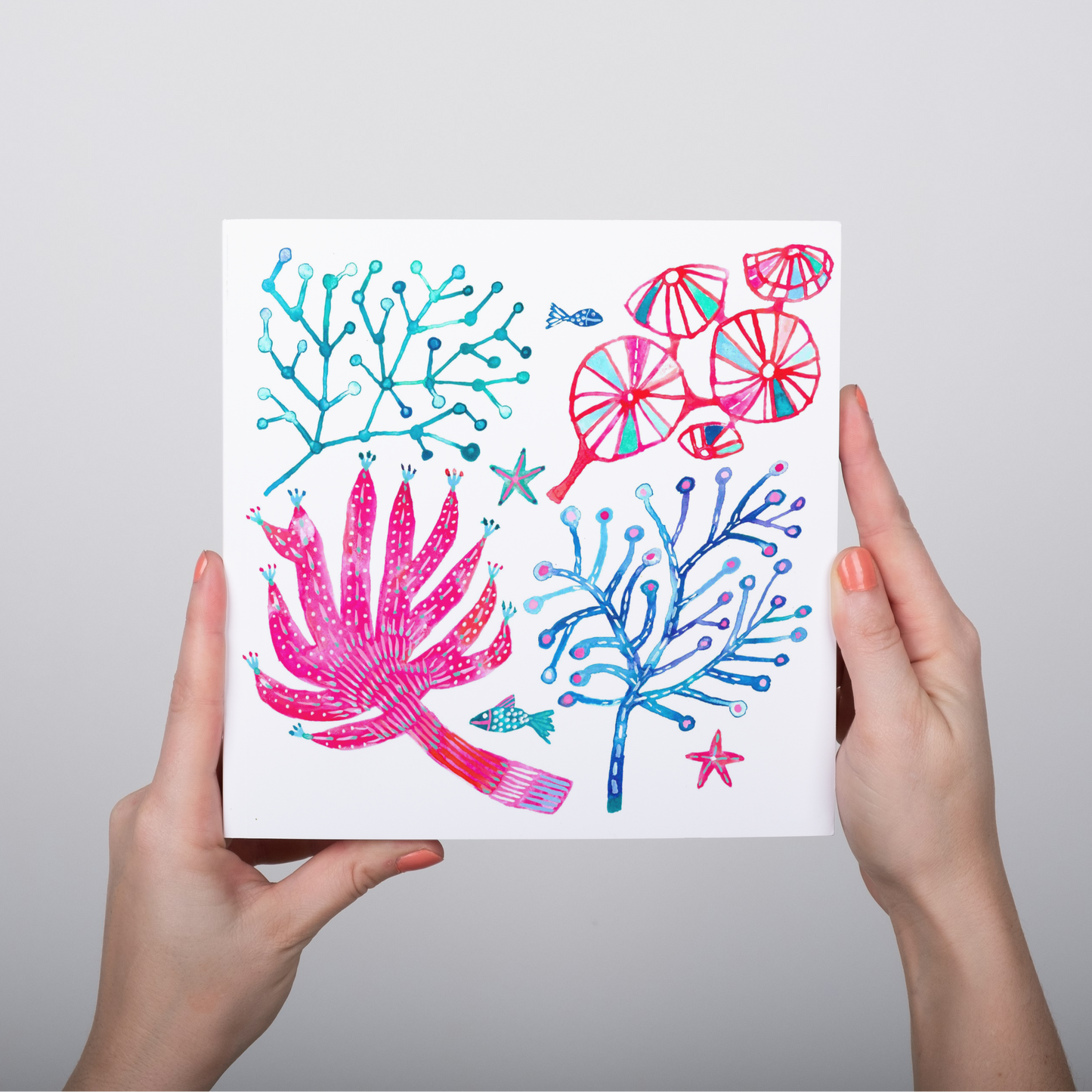 "Coral Study" Original Watercolour Artwork on Paper | Buy Australian artwork online