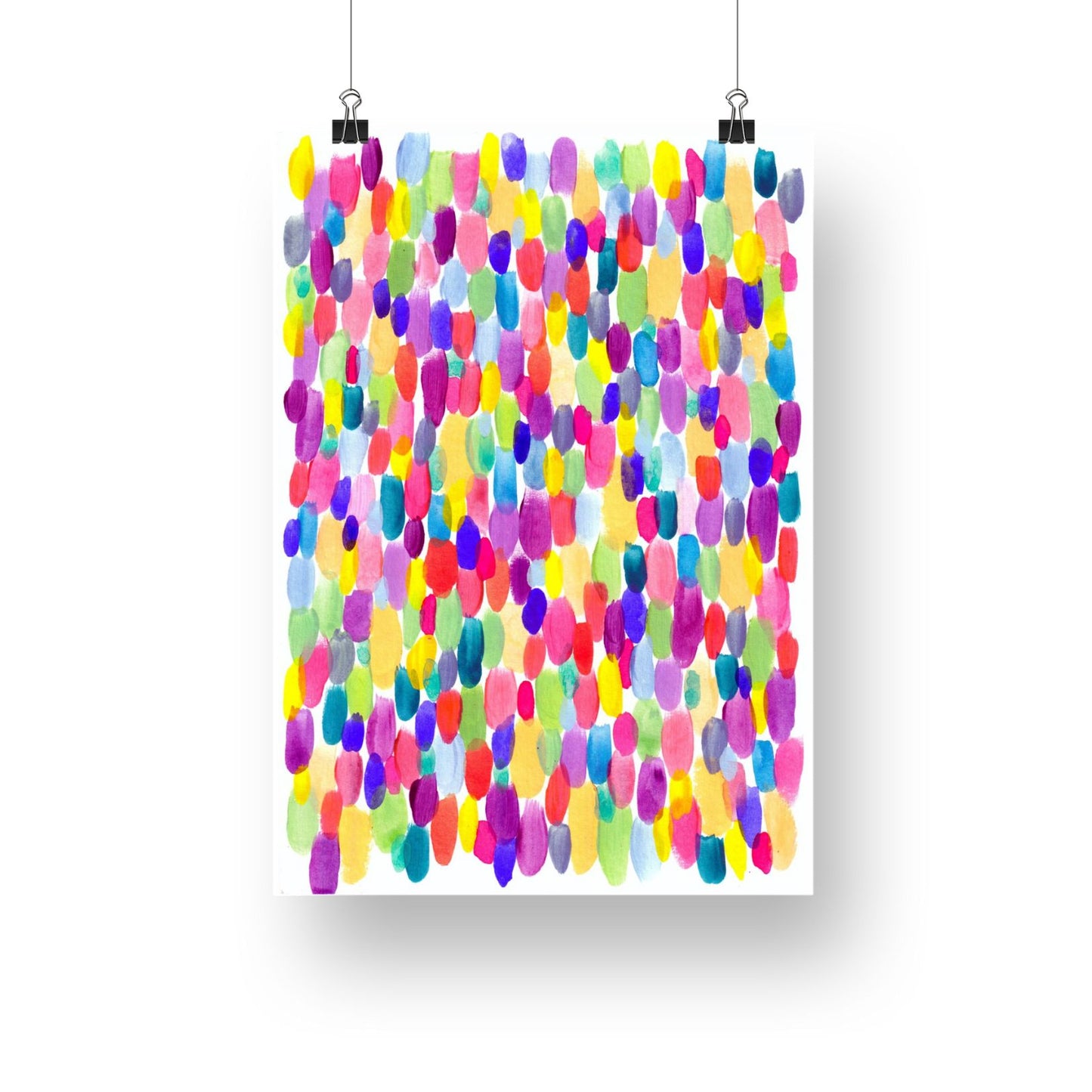 “100’s & 1000’s" Original Watercolour Artwork on Paper (A5: 14.8x21cm)