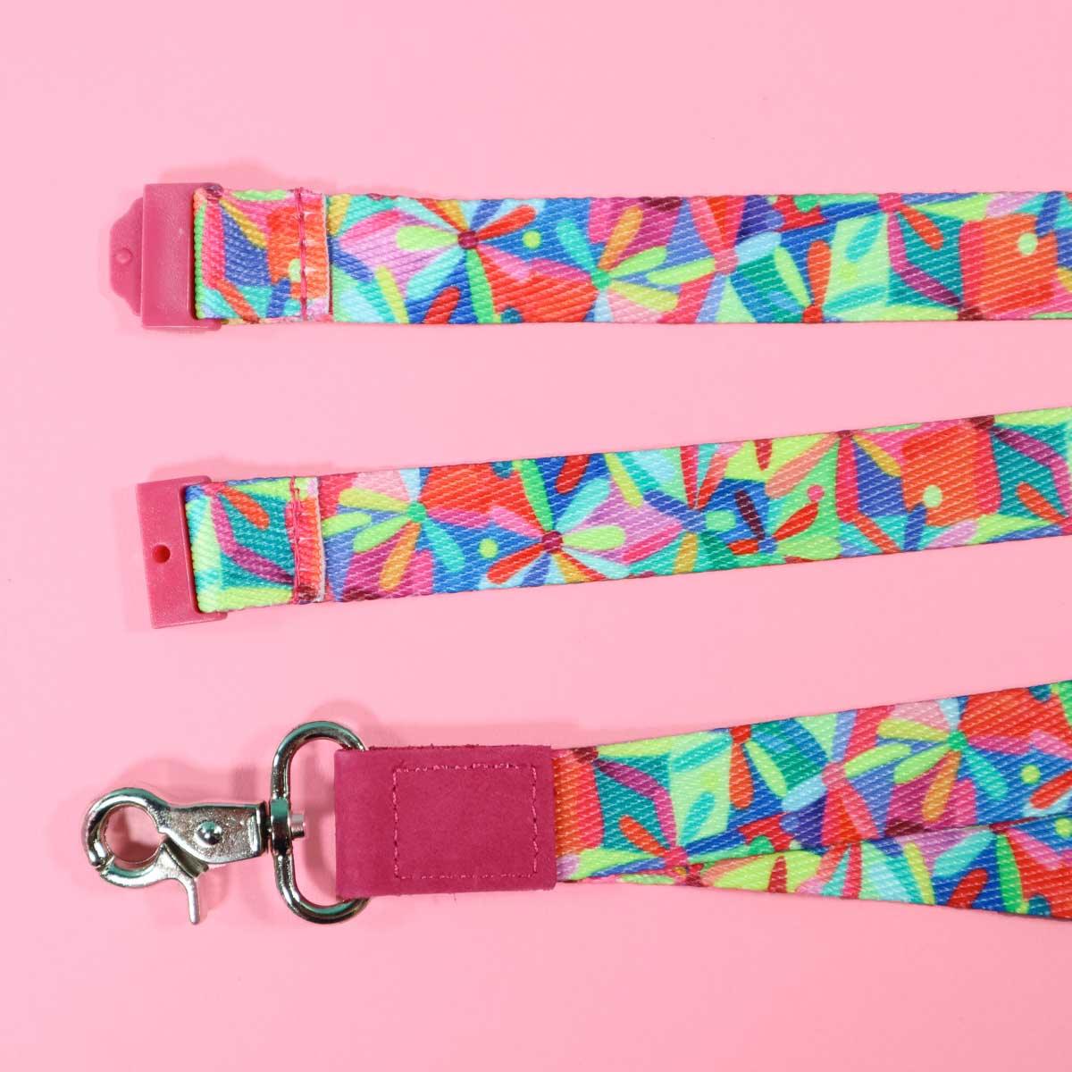 RAINBOW DAISES Lanyards - Ruby Olive x Lordy Dordie x Mrs Edgars COLLAB - Lordy Dordie Art