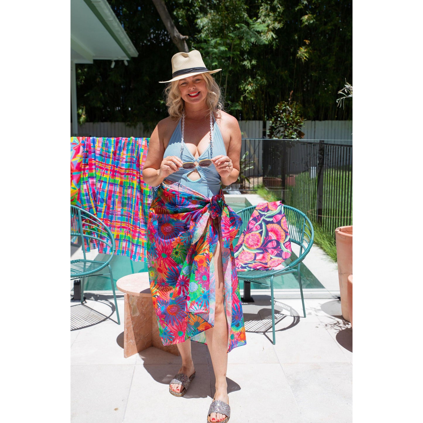 Secret Garden - BEACH WRAP / SCARF - Lordy Dordie Art