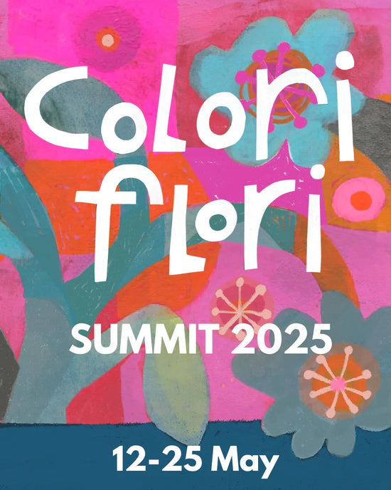 Join Me at the Colori Flori Summit – A Creative Journey into Colour, Florals & Joyful Art! 🎨🌸