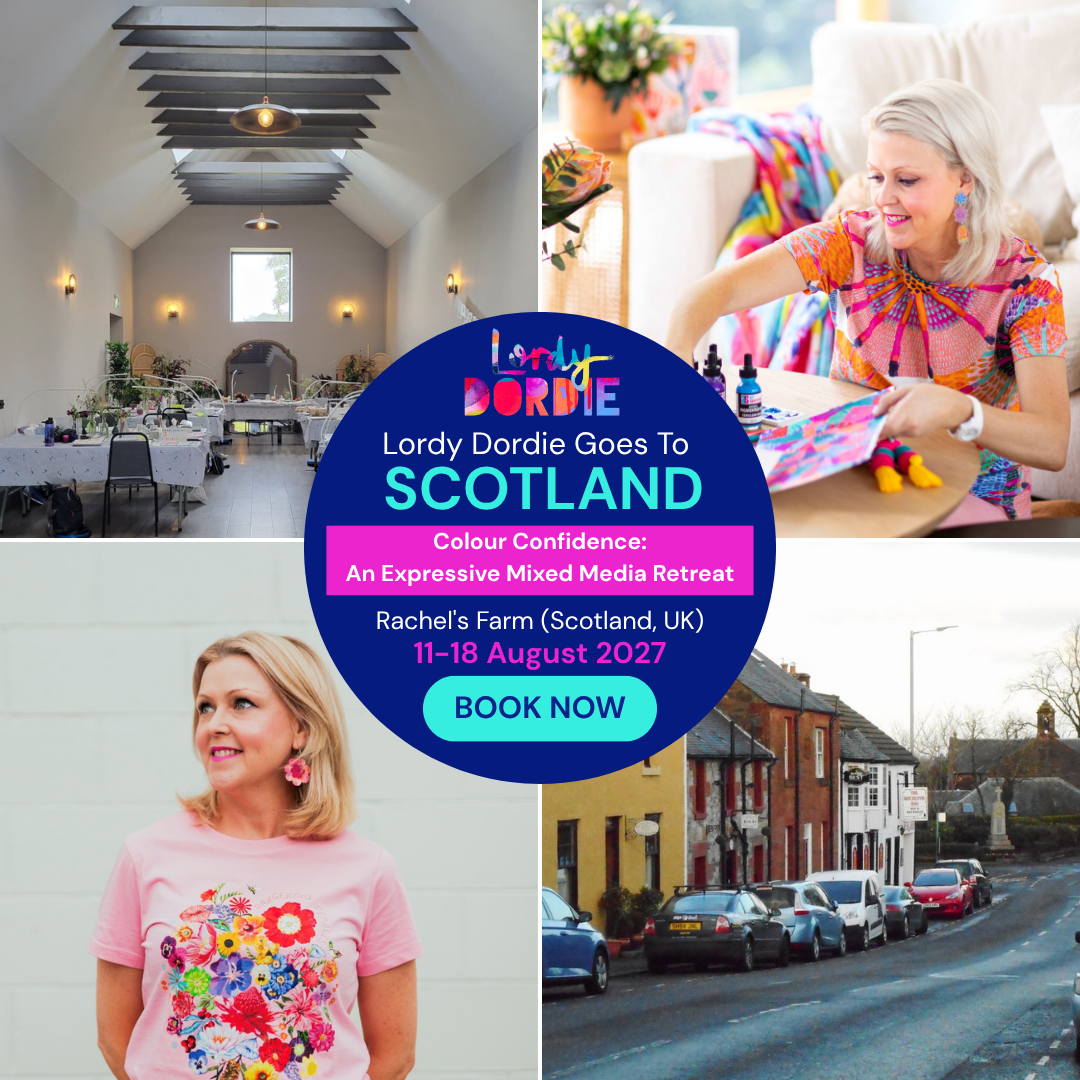 Colour Confidence: Join Georgina Forbes for a Mixed Media Art Retreat in Scotland
