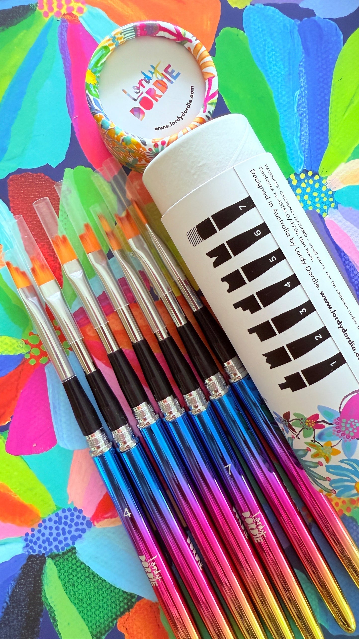 Flower Power Paintbrush Set – Paint Petals in a Single Brushstroke
