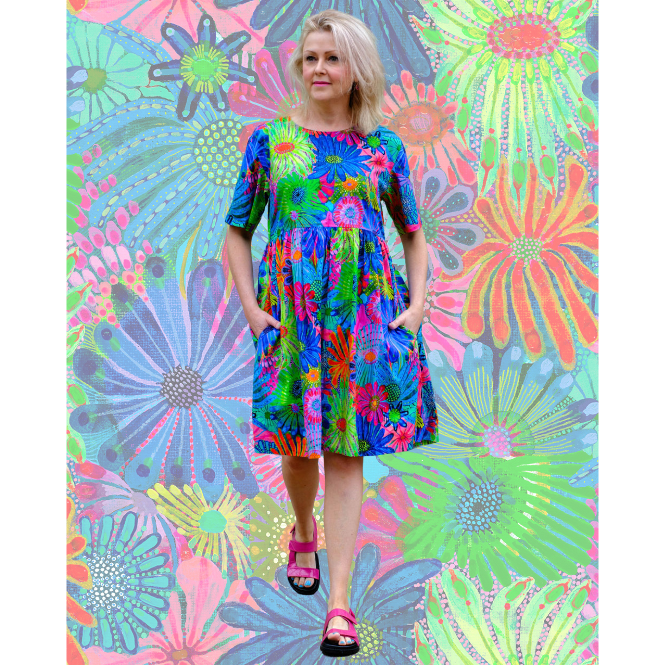 Garden of Eden - Summer Smock Dress | Lordy Dordie