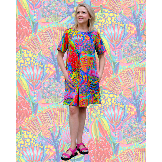 Bushwalk Blooms - May Swing Dress | Lordy Dordie