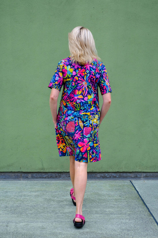 Midnight Garden - May Swing Dress | Colourful Swing Dresses