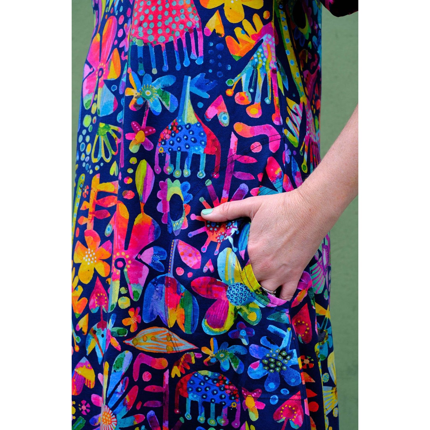 Midnight Garden - May Swing Dress | Colourful Swing Dresses