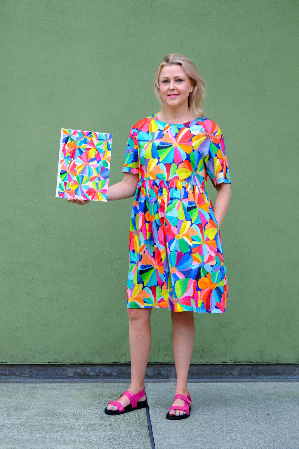 Petal Party - Summer Smock Dress | Colourful Smock Dress