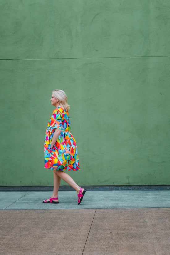 Petal Party - Summer Smock Dress | Colourful Smock Dress