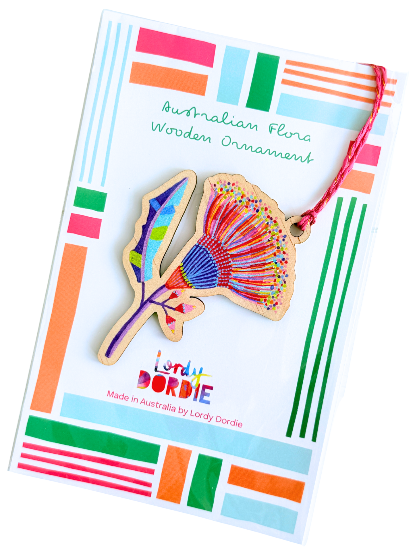 Australian Native Wooden Ornaments Collection