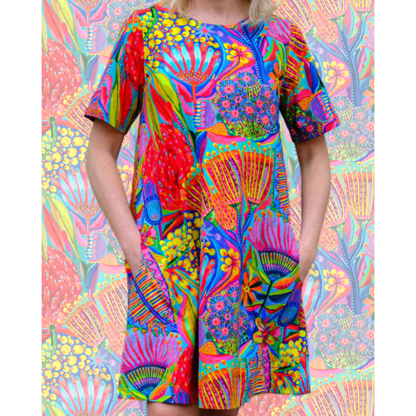 Bushwalk Blooms - May Swing Dress | Lordy Dordie