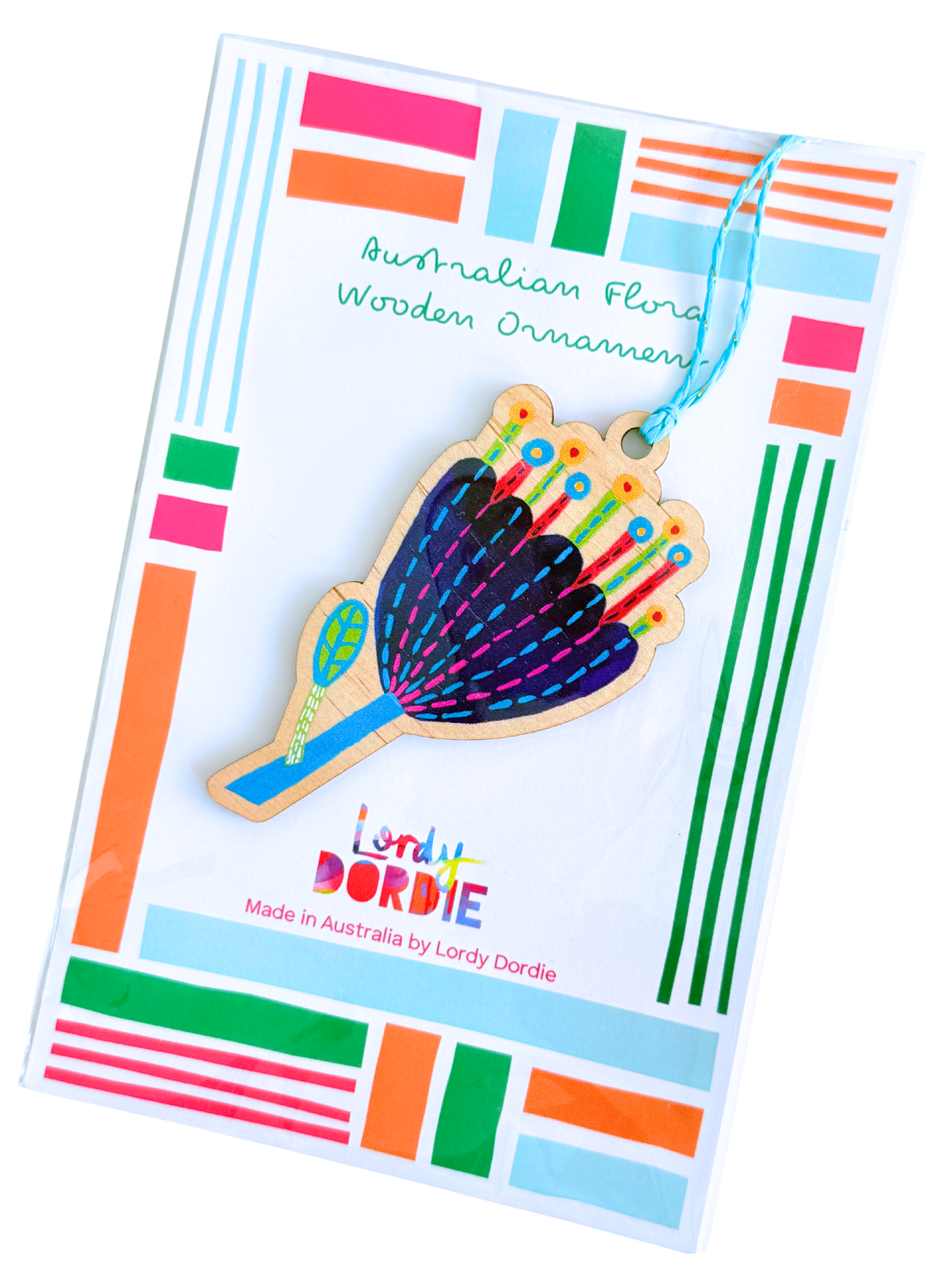 Australian Native Wooden Ornaments Collection