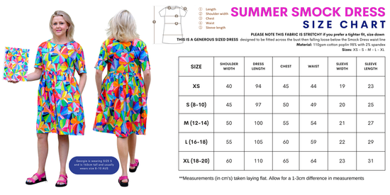 Petal Party - Summer Smock Dress