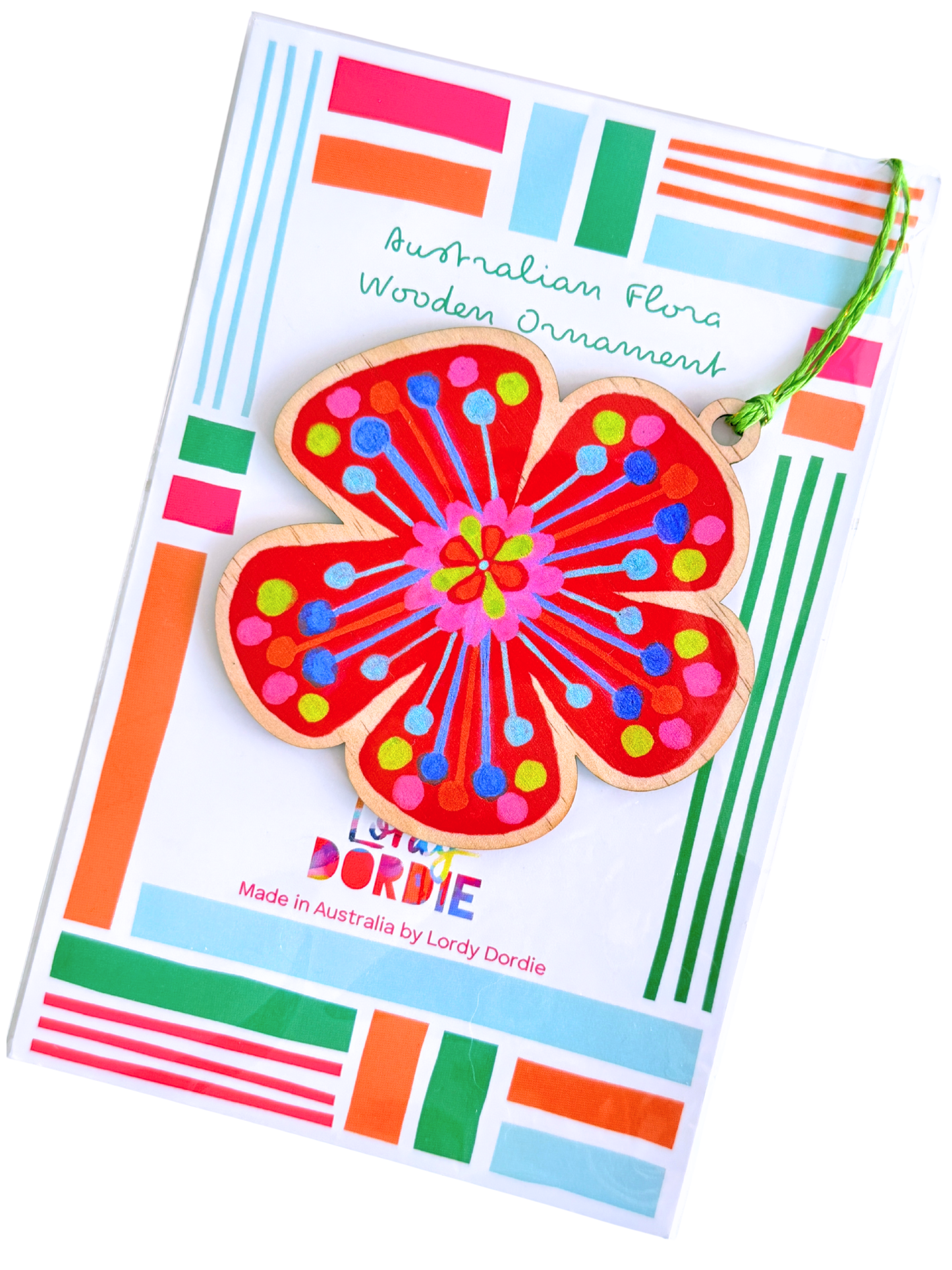 Australian Native Wooden Ornaments Collection