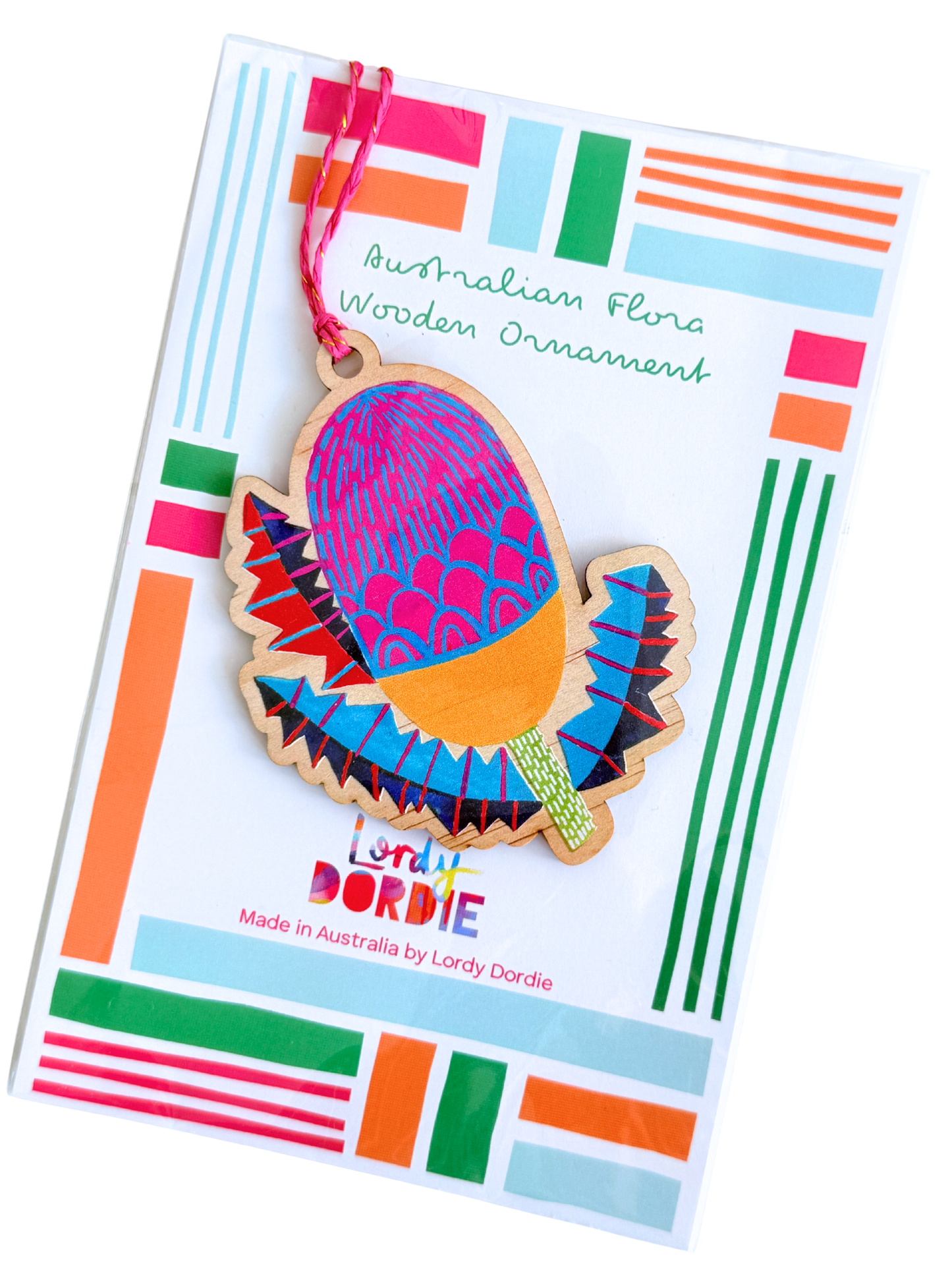 Australian Native Wooden Ornaments Collection