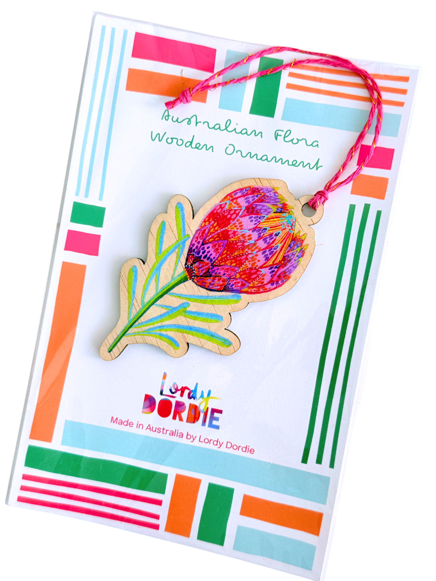 Australian Native Wooden Ornaments Collection
