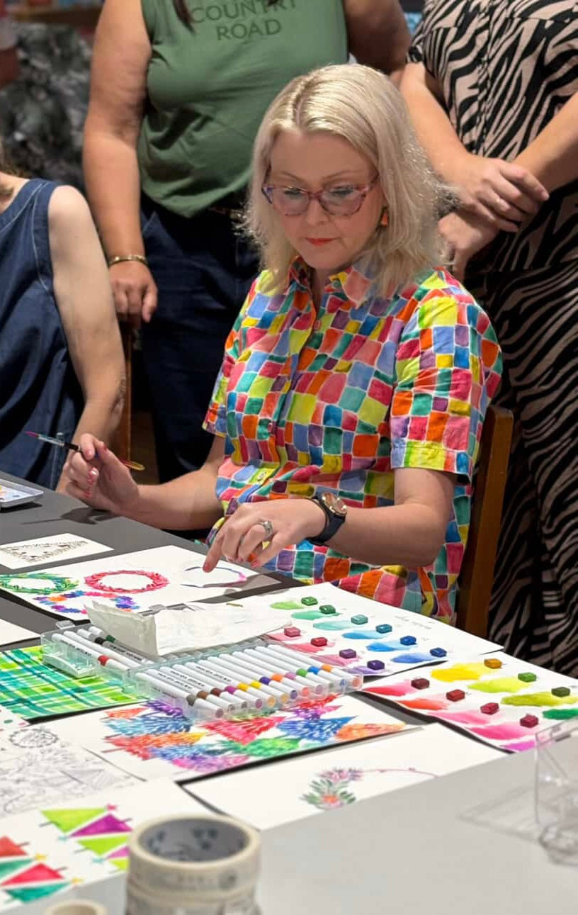 Paint Your Own Watercolour Christmas Cards @ Collective Store, Wynnum