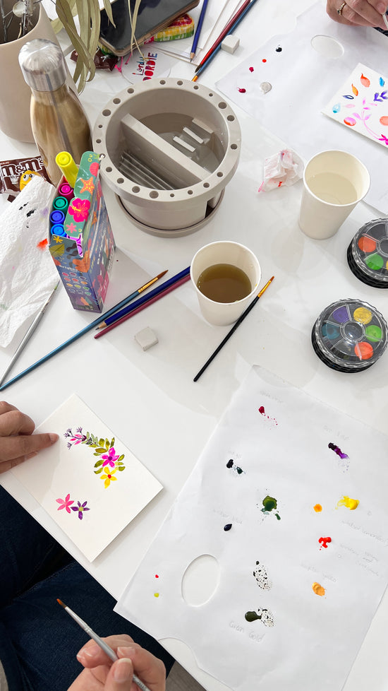 Paint Your Own Watercolour Christmas Cards – A Festive Workshop with Lordy Dordie