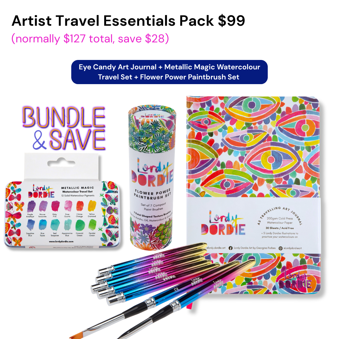 Artist Travel Essentials Pack BUNDLE $99 ($127 Value)