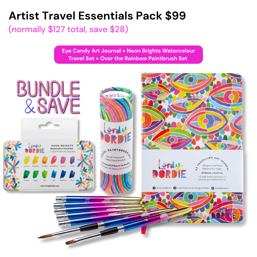Artist Travel Essentials Pack BUNDLE $99 ($127 Value)