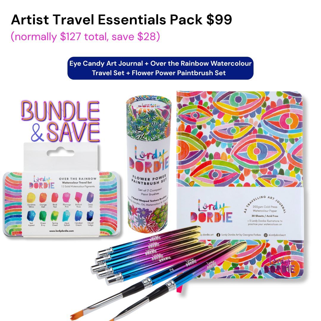 Artist Travel Essentials Pack BUNDLE $99 ($127 Value)
