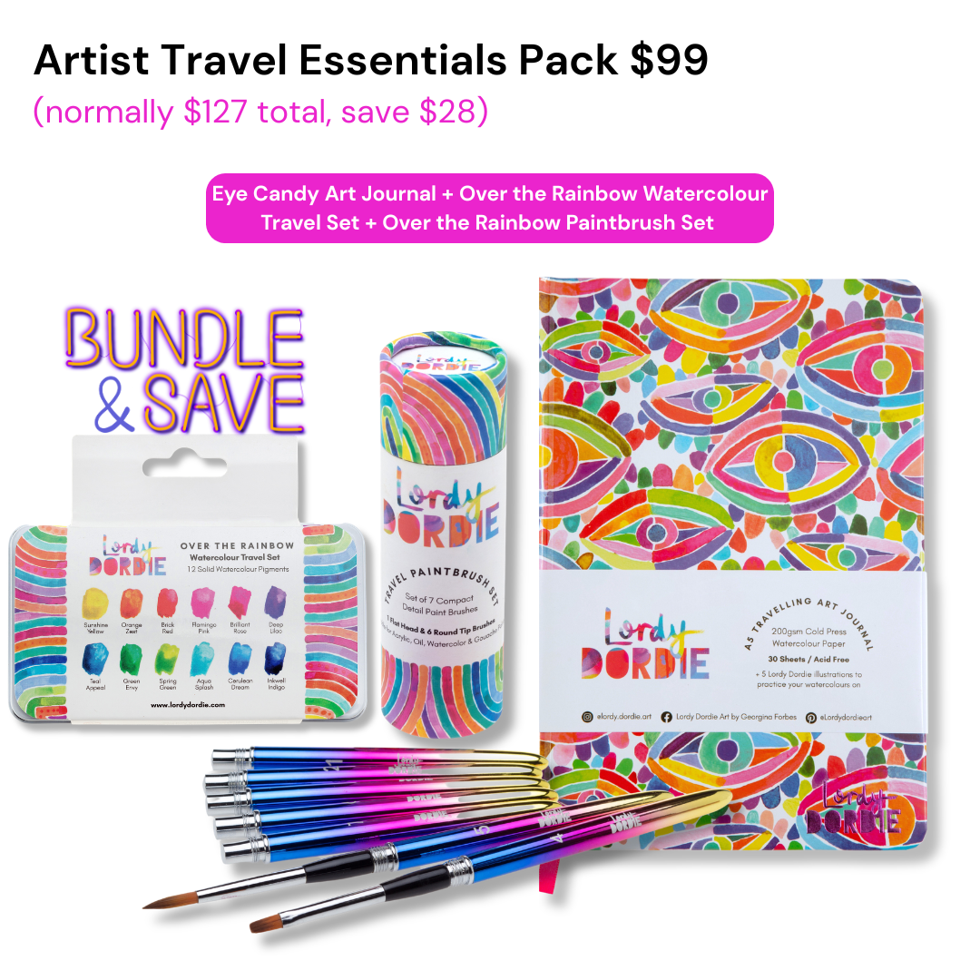 Artist Travel Essentials Pack BUNDLE $99 ($127 Value)