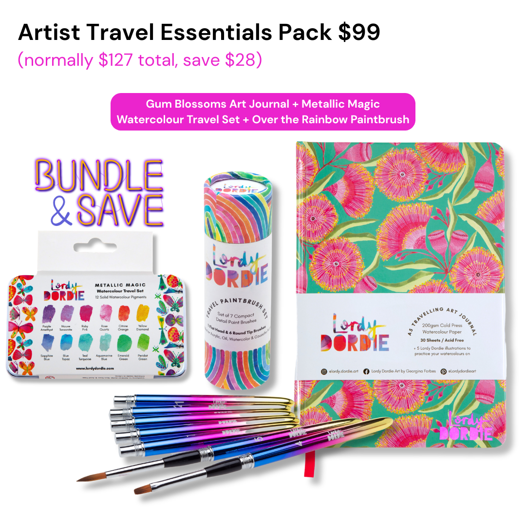 Artist Travel Essentials Pack BUNDLE $99 ($127 Value)