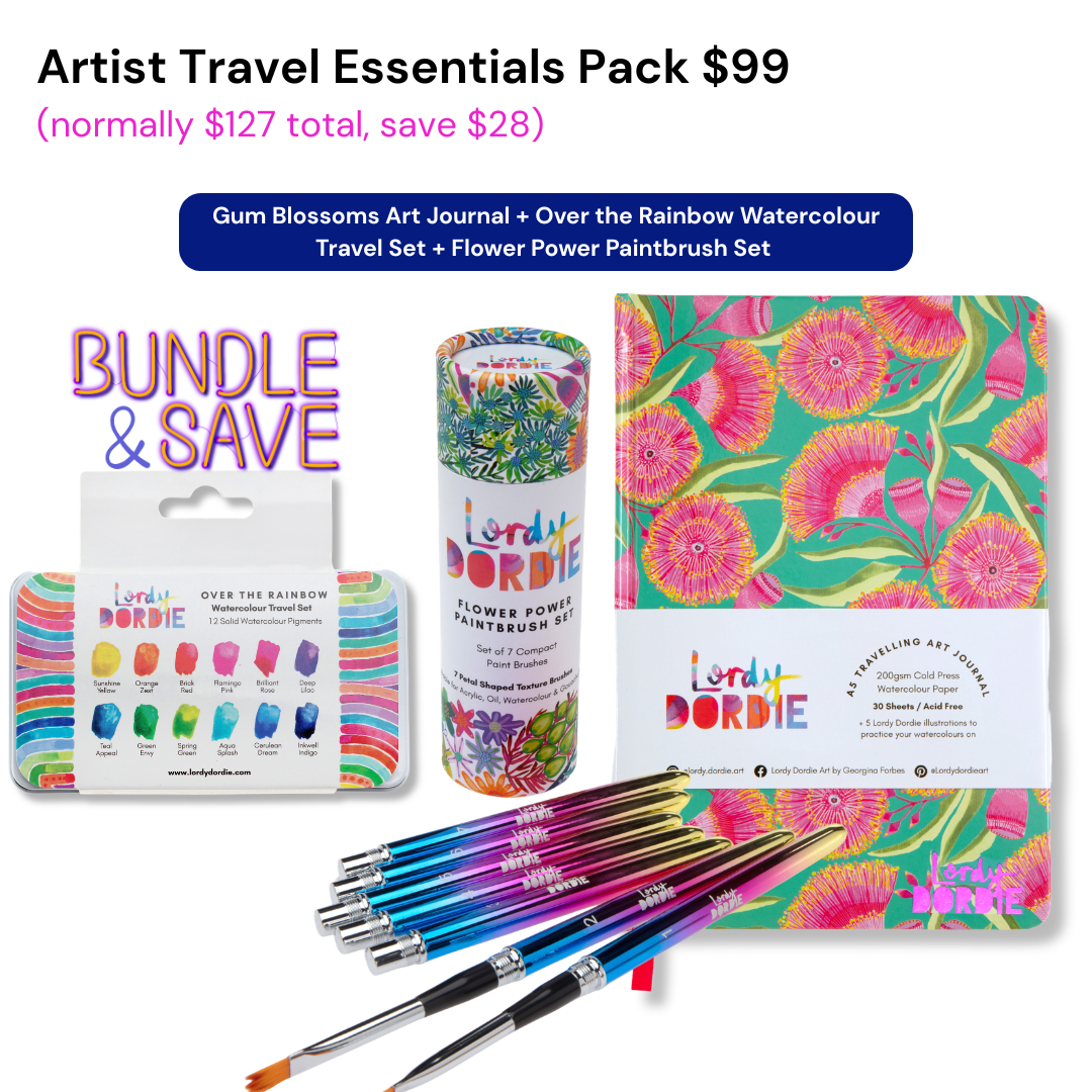 Artist Travel Essentials Pack BUNDLE $99 ($127 Value)