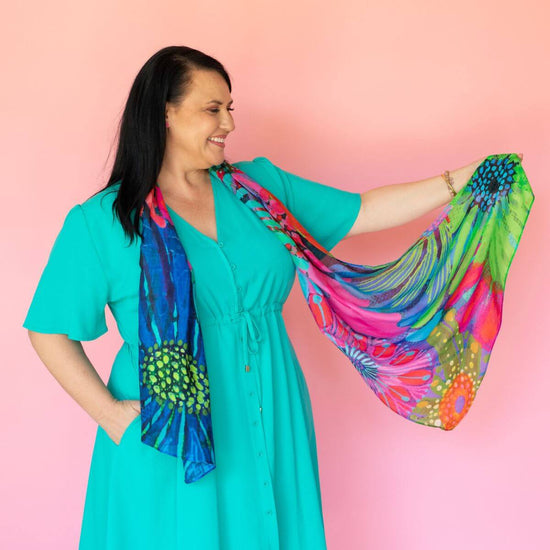 RUBY OLIVE x Lordy Dordie Garden Of Eden Long Scarf