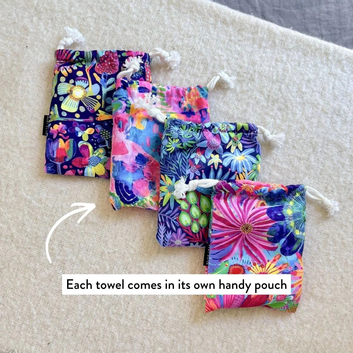 Ruby Olive x Lordy Dordie Blooming Hour Quick Dry Small Microfibre Towel