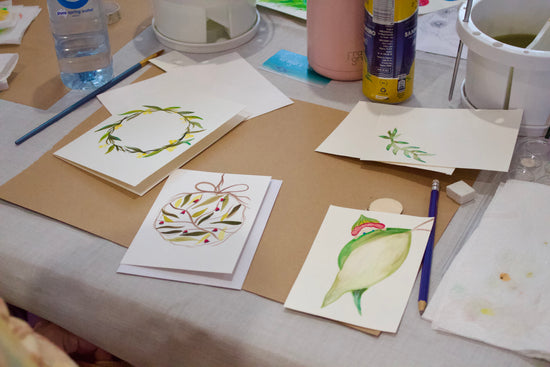 Paint Your Own Watercolour Christmas Cards – A Festive Workshop with Lordy Dordie