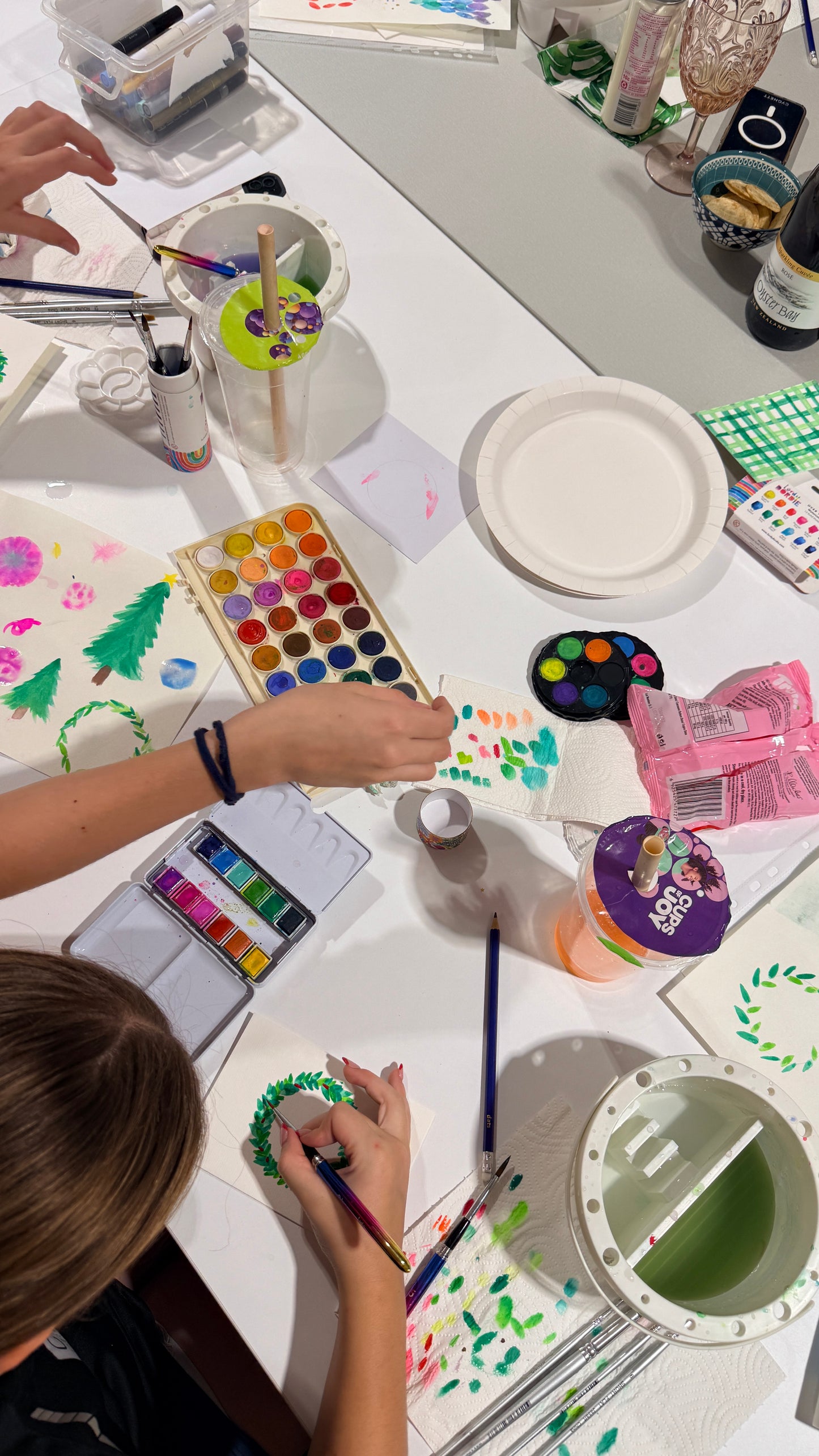 Paint Your Own Watercolour Christmas Cards @ Collective Store, Wynnum