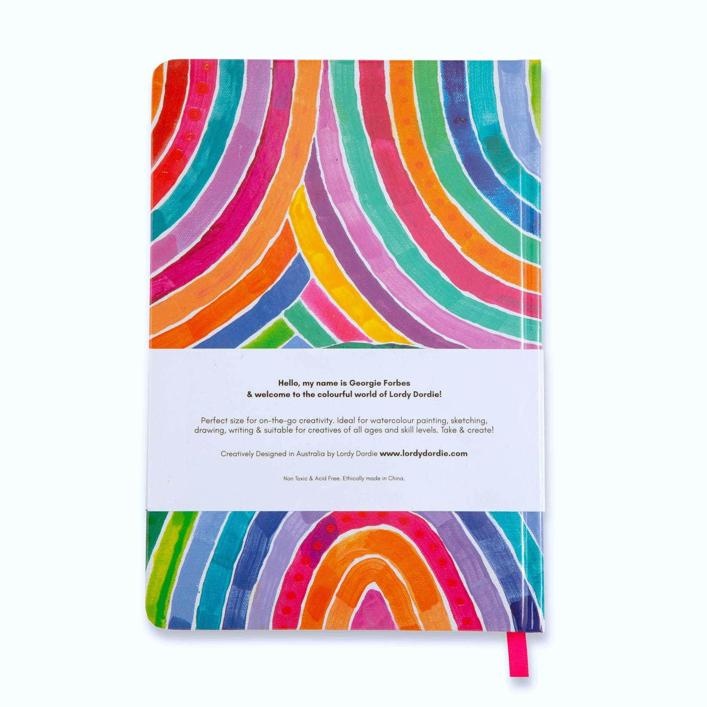 Rainbows A5 Visual Art Diary | Travelling Art Journal