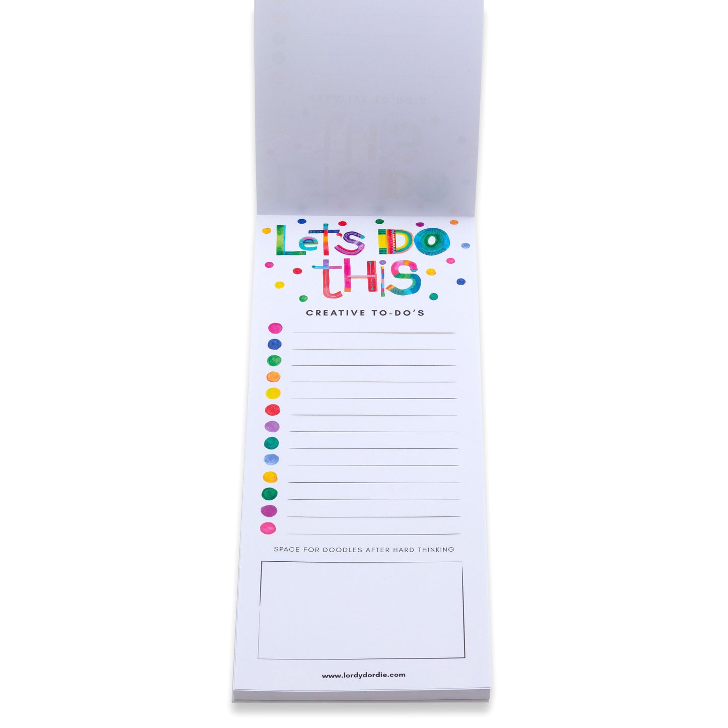 Creative To-Do's Notepad - "Let's Do This"