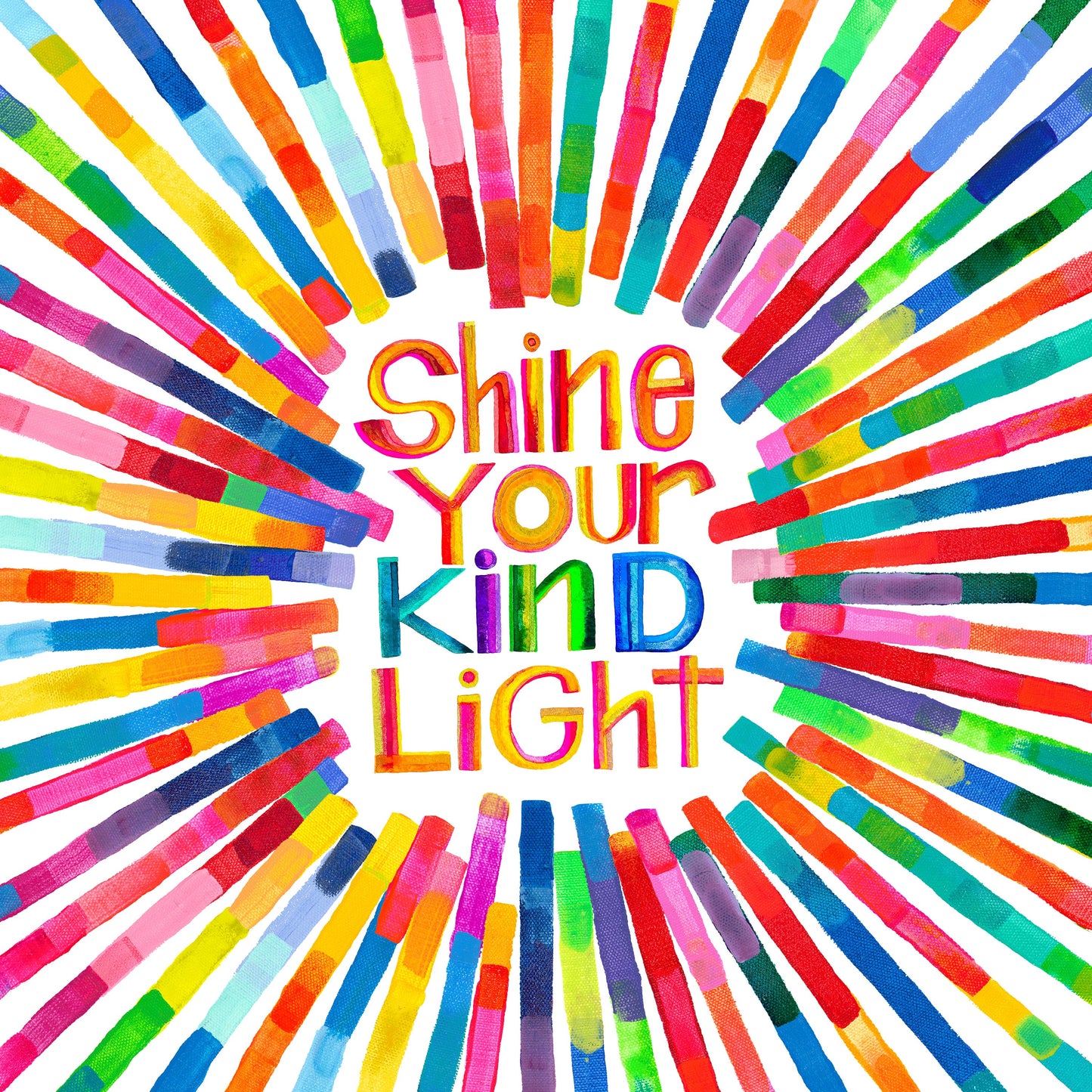 SHINE YOUR KIND LIGHT Colouring In Sheet (PDF Download)