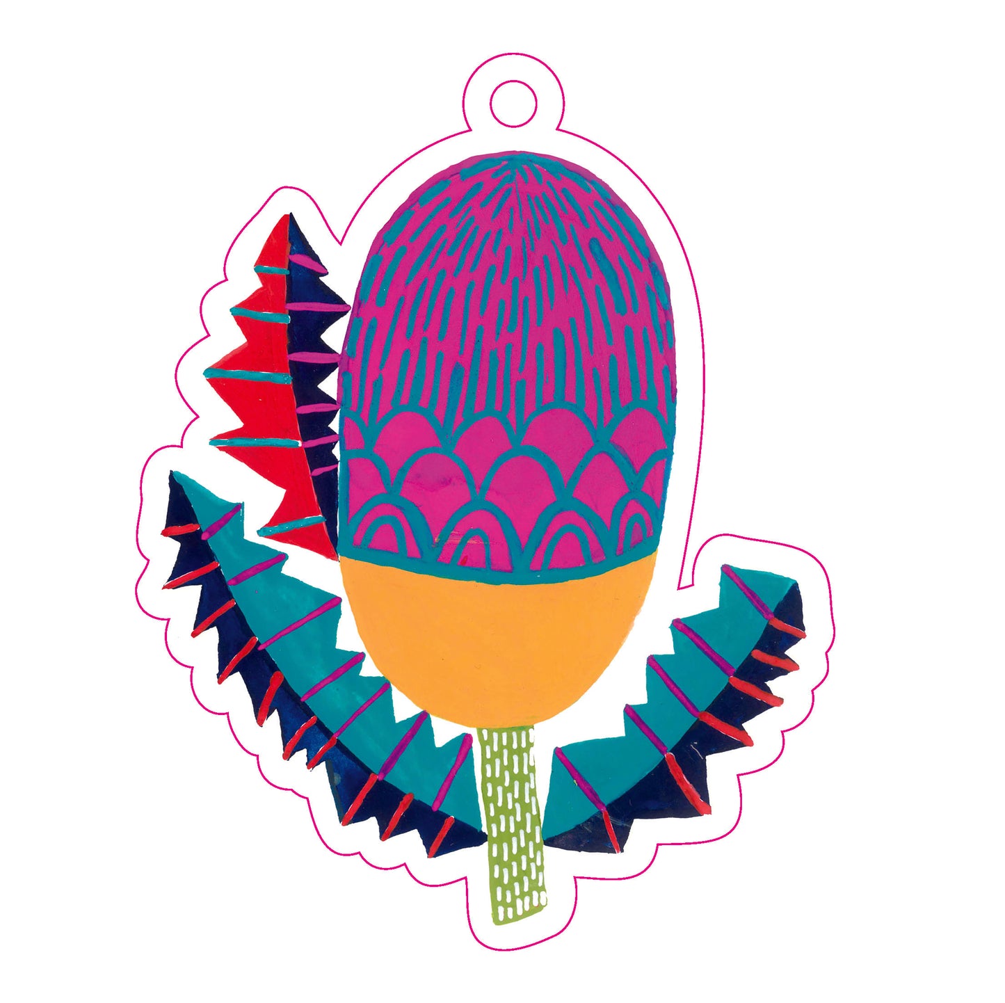 Australian Native Wooden Ornaments Collection