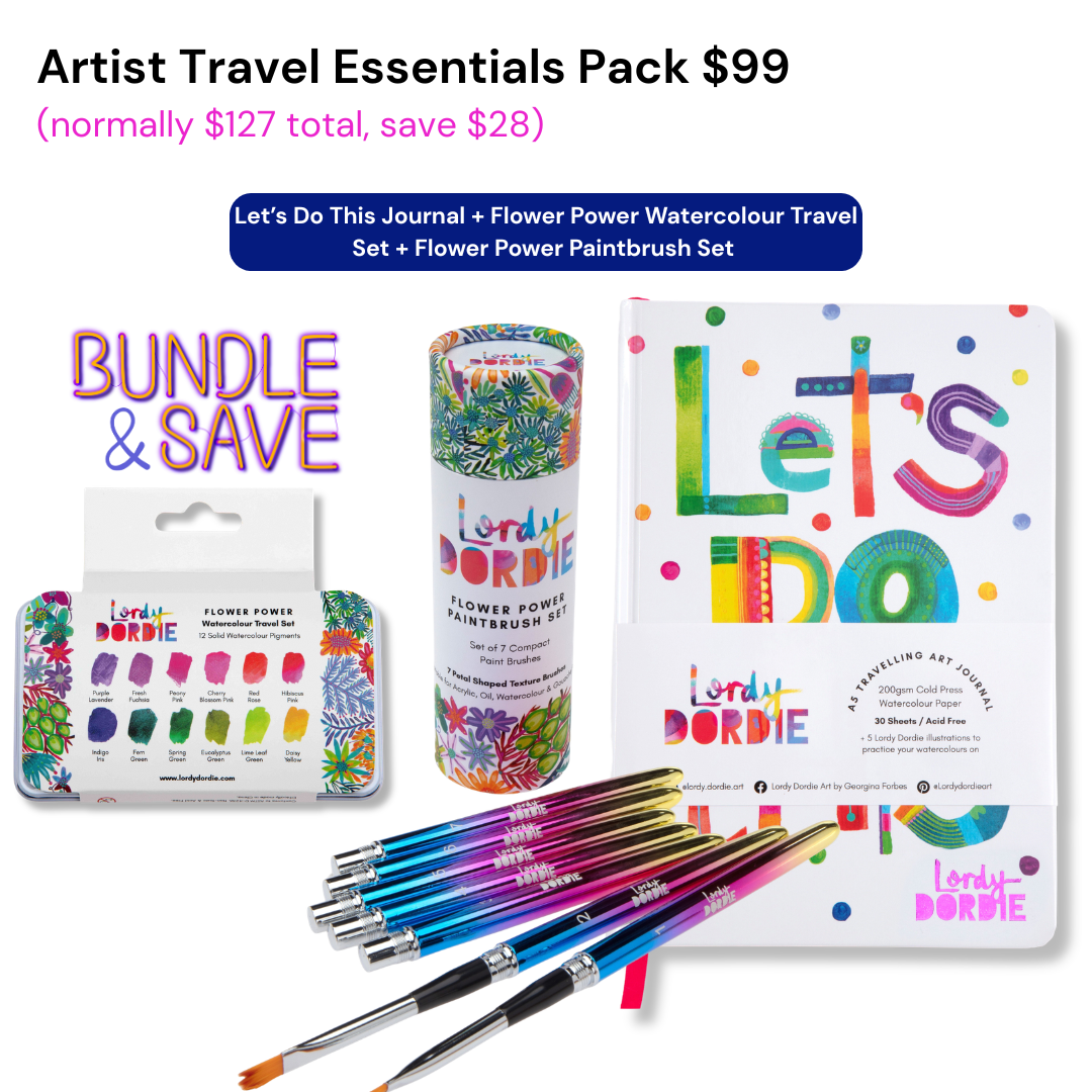 Artist Travel Essentials Pack BUNDLE $99 ($127 Value)