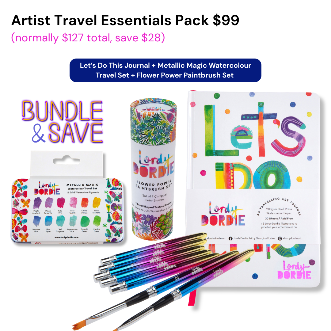 Artist Travel Essentials Pack BUNDLE $99 ($127 Value)