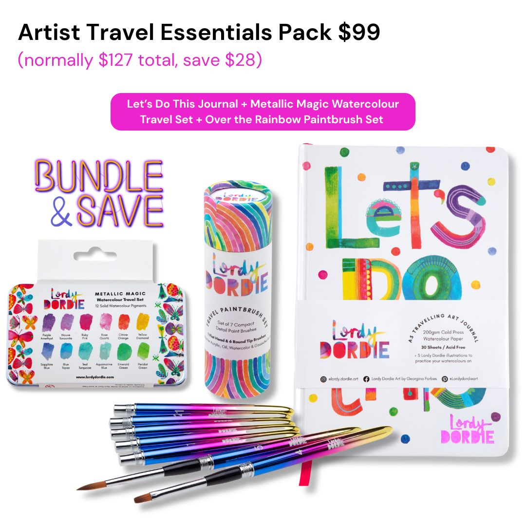 Artist Travel Essentials Pack BUNDLE $99 ($127 Value)