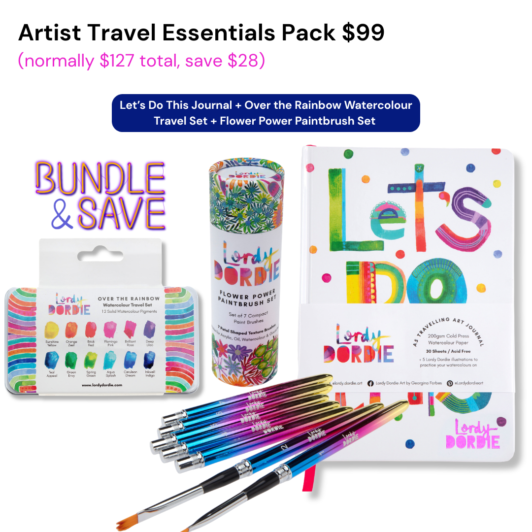 Artist Travel Essentials Pack BUNDLE $99 ($127 Value)