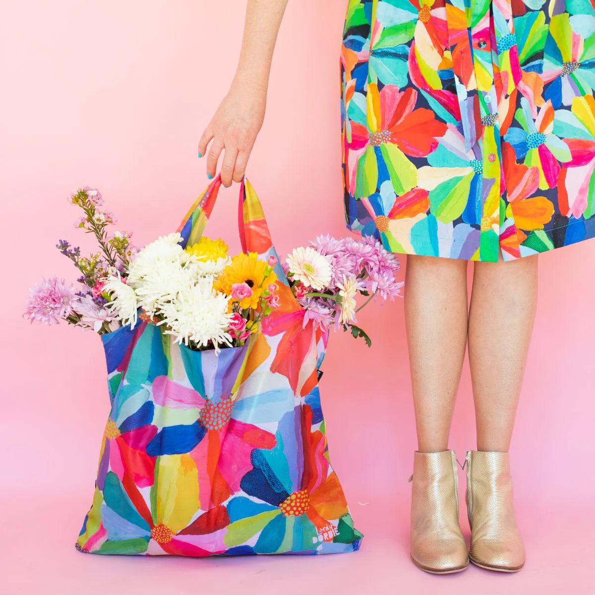 RUBY OLIVE x Lordy Dordie Petal Party Shopper Bag