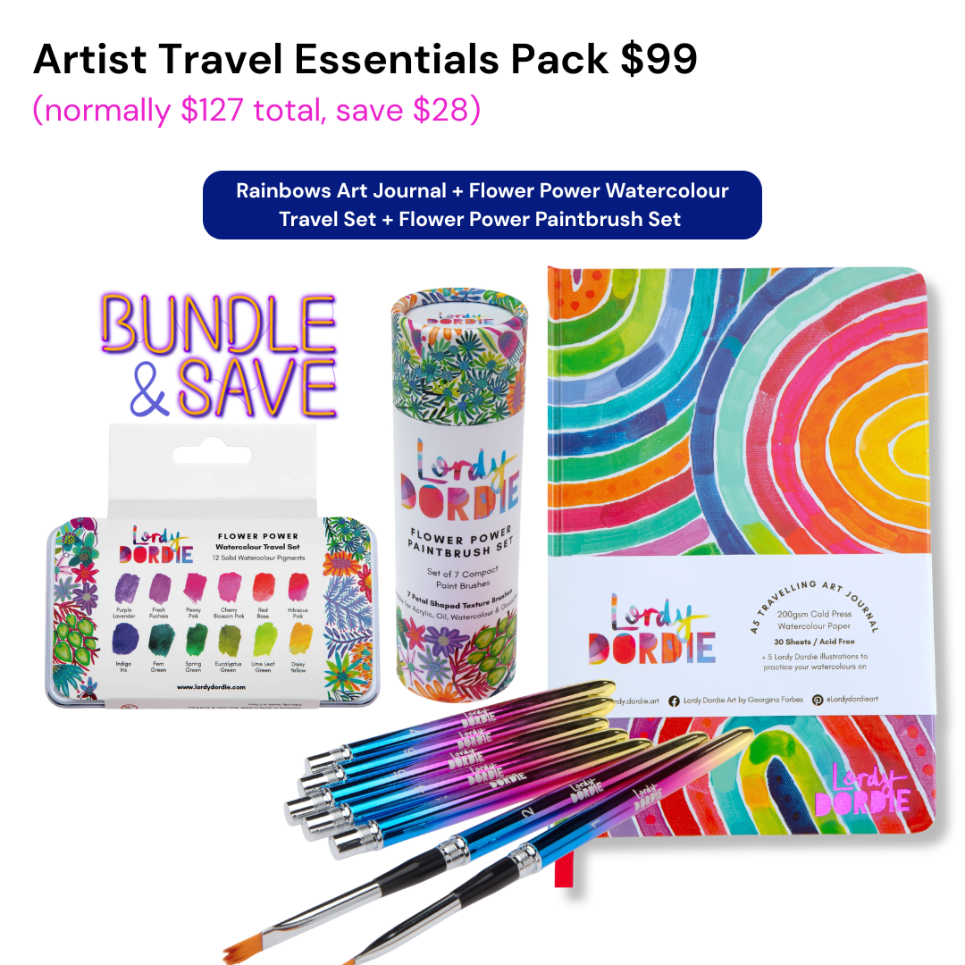 Artist Travel Essentials Pack BUNDLE $99 ($127 Value)